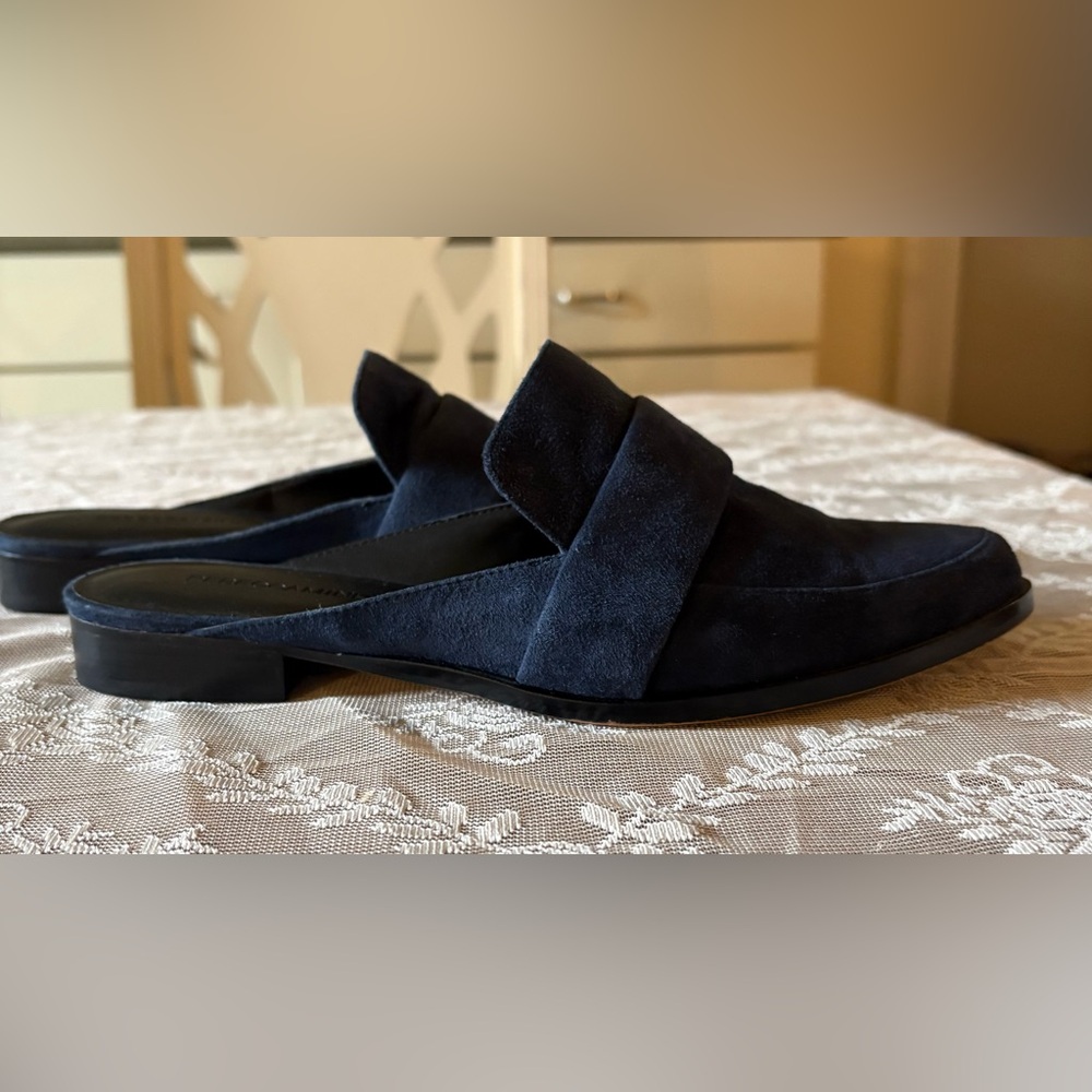 Rebecca Minkoff Dark Blue Suede Flats